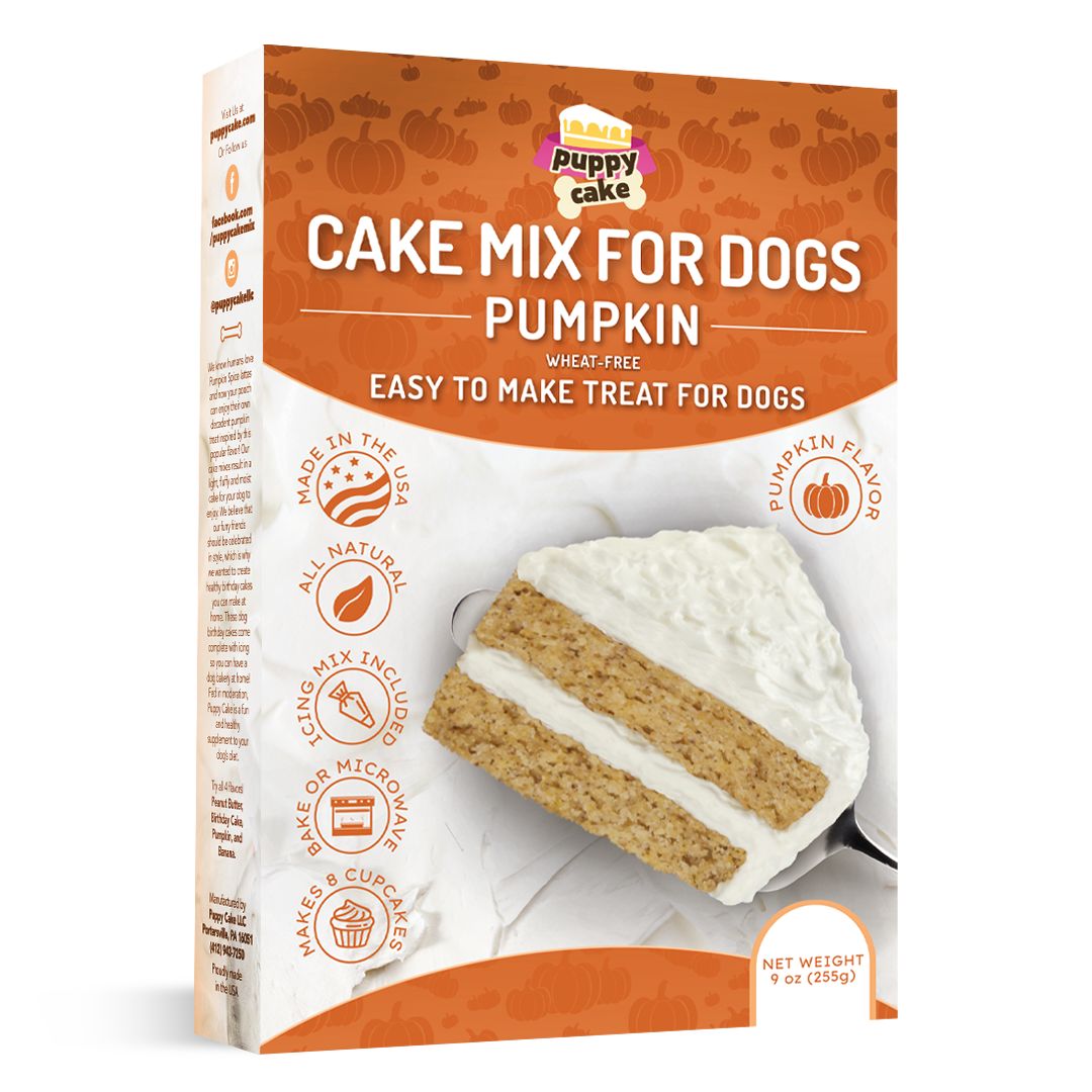 Puppy Cake Mix Pumpkin wheat free