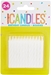 24 Count White Stick Birthday Candle - 24CANDLE