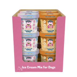 Display Case of 12 Assorted Puppy Scoops Ice Cream Mixes 2.32 oz - PSMULTISCOOPSM