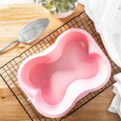 Cake Pan - Dog Bone Silicone - OLDPANBRD