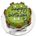 Classic Personalized Dog Birthday Cake - CPBC