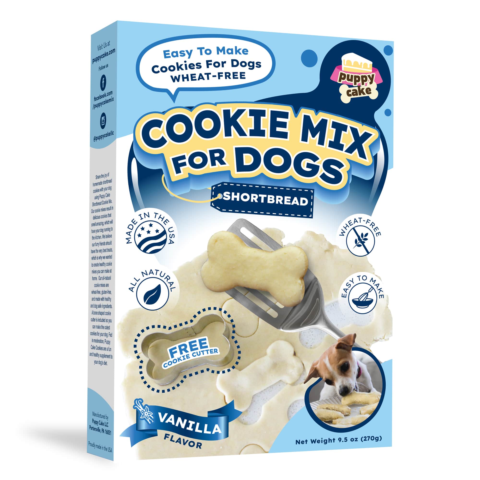 Shortbread Cookie Mix and Cookie Cutter (wheat-free) 