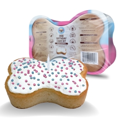 Dog Birthday Cake Kit - Peanut Butter - BDKITPB