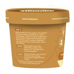 Hoggin' Dogs Ice Cream Mix - Peanut, Cup Size, 2.32 oz - 8HDPB