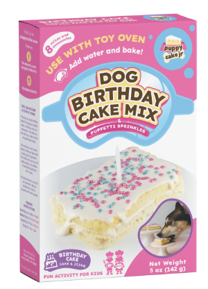Puppy Cake Junior for Easy Bake Ovens - Birthday Cake Flavor 2 Refills - Cake, Icing, Sprinkles and Candles