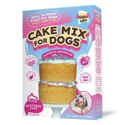 Puppy Cake Mix  - Birthday Cake Flavored with Pupfetti Sprinkles - PCBC