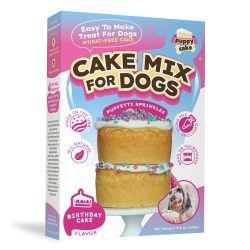 Puppy Cake Mix  - Birthday Cake Flavored with Pupfetti Sprinkles - PCBC