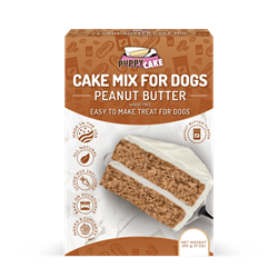 Puppy Cake Mix  - Peanut Butter (wheat-free) Puppy Cake, cake mix for dogs with frosting. Give your dog a birthday cake. Free shipping on orders over $35. Wheat-free peanut butter, red velvet, pumpkin, carob flavor and banana flavor. birthday cakes for dogs, birthday cake for dogs, dog birthday, dog birthday cakes, dogs birthday cake,  dog birthday cake recipe, dog recipes, dog treat recipes, pet food, cake for dogs, dog cakes, dog cakes for dogs, dog cake mix, doggie birthday cake, homemade dog treats, homemade dog biscuits, dog biscuits, pet treats, dog cupcakes, ice cream for dogs, gourmet dog treats, organic dog treats, puppy treats, treats for dogs, healthy treats for dogs, healthy dog treats, best dog treats, wheat free dog treats, dog bakery, doggy treats, doggie treats, 3 dog 