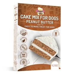 Puppy Cake Mix  - Peanut Butter (wheat-free) Puppy Cake, cake mix for dogs with frosting. Give your dog a birthday cake. Free shipping on orders over $35. Wheat-free peanut butter, red velvet, pumpkin, carob flavor and banana flavor. birthday cakes for dogs, birthday cake for dogs, dog birthday, dog birthday cakes, dogs birthday cake,  dog birthday cake recipe, dog recipes, dog treat recipes, pet food, cake for dogs, dog cakes, dog cakes for dogs, dog cake mix, doggie birthday cake, homemade dog treats, homemade dog biscuits, dog biscuits, pet treats, dog cupcakes, ice cream for dogs, gourmet dog treats, organic dog treats, puppy treats, treats for dogs, healthy treats for dogs, healthy dog treats, best dog treats, wheat free dog treats, dog bakery, doggy treats, doggie treats, 3 dog 