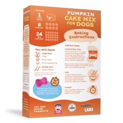 Puppy Cake Mix - Pumpkin (wheat-free) - PCPK