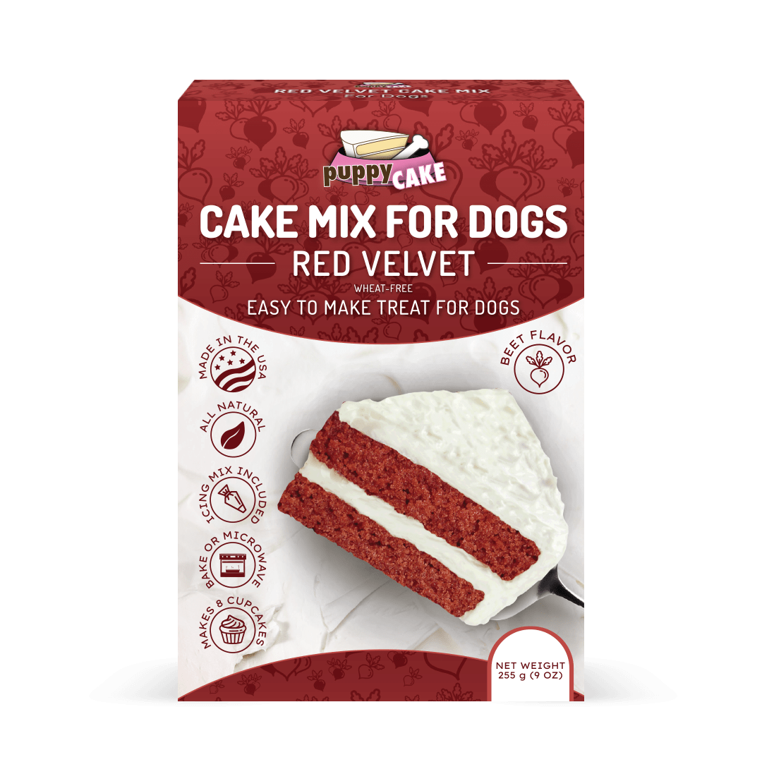 låg sortie Robe Puppy Cake Mix - Red Velvet (wheat-free)