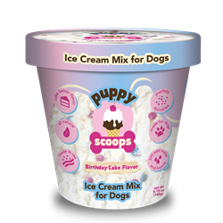 Puppy Scoops Ice Cream Mix - Birthday Cake with Pupfetti Sprinkles, Pint Size, 4.65 oz Ice Cream for dog, DIY treats for dogs, Puppy Scoops, Carob Ice Cream for Dogs, Homemade Ice Cream for dogs, Healthy treats for dogs, Vanilla Puppy Scoops, Puppy Scoops, Real Ice for Dogs, healthy ice cream for dogs, frozen treats for dogs, dog treats, homemade treats for dogs, fun treats to make for your dog, 