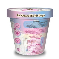 Puppy Scoops Ice Cream Mix - Birthday Cake with Pupfetti Sprinkles, Pint Size, 4.65 oz - PSBC