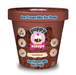 Puppy Scoops Ice Cream Mix - Carob, Pint Size, 4.65 oz - 8.1.2025 Expiration Date Ice Cream for dog, DIY treats for dogs, Puppy Scoops, Carob Ice Cream for Dogs, Homemade Ice Cream for dogs, Healthy treats for dogs, Carob Puppy Scoops, Puppy Scoops, Real Ice for Dogs, healthy ice cream for dogs, frozen treats for dogs, dog treats, homemade treats for dogs