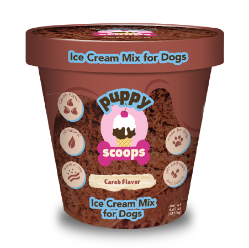 Puppy Scoops Ice Cream Mix - Carob, Pint Size, 4.65 oz - PSCB