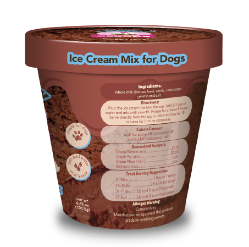 Puppy Scoops Ice Cream Mix - Carob, Pint Size, 4.65 oz - PSCB