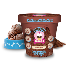 Puppy Scoops Ice Cream Mix - Carob, Pint Size, 4.65 oz Ice Cream for dog, DIY treats for dogs, Puppy Scoops, Carob Ice Cream for Dogs, Homemade Ice Cream for dogs, Healthy treats for dogs, Carob Puppy Scoops, Puppy Scoops, Real Ice for Dogs, healthy ice cream for dogs, frozen treats for dogs, dog treats, homemade treats for dogs