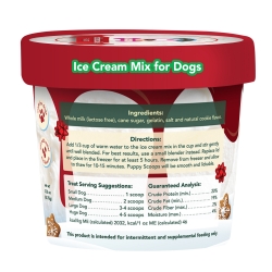 Puppy Scoops Ice Cream Mix - Christmas Cookie, Cup Size, 2.32 oz - 8PSCKCC