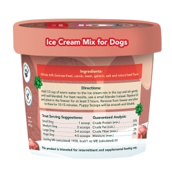 Puppy Scoops Ice Cream Mix - Christmas Dinner Roast Beef, Cup Size, 2.32 oz - 8PSCKRB