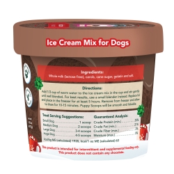Puppy Scoops Ice Cream Mix - Christmas Hot Carob, Cup Size, 2.32 oz - 8PSCKHCB