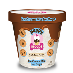 Puppy Scoops Ice Cream Mix - Maple Bacon, Pint Size, 4.65 oz Ice Cream for dog, DIY treats for dogs, Puppy Scoops, Maple Bacon Ice Cream for Dogs, Homemade Ice Cream for dogs, Healthy treats for dogs, Carob Puppy Scoops, Puppy Scoops, Real Ice for Dogs, healthy ice cream for dogs, frozen treats for dogs, dog treats, homemade treats for dogs, fun treats to make for your dog, 