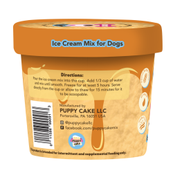 Puppy Scoops Ice Cream Mix - Peanut Butter, Cup Size, 2.32 oz - 8PSPB