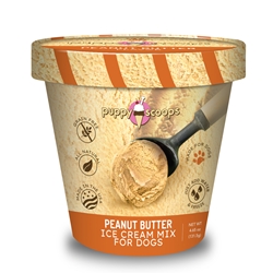 Puppy Scoops Ice Cream Mix - Peanut Butter, Pint Size, 4.65 oz Ice Cream for dog, DIY treats for dogs, Puppy Scoops, Peanut Butter Ice Cream for Dogs, Homemade Ice Cream for dogs, Healthy treats for dogs, Peanut Butter Puppy Scoops, Puppy Scoops, Real Ice for Dogs, healthy ice cream for dogs, frozen treats for dogs, dog treats, homemade treats for dogs, fun treats to make for your dog, 