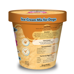 Puppy Scoops Ice Cream Mix - Peanut Butter, Pint Size, 4.65 oz - PSPB