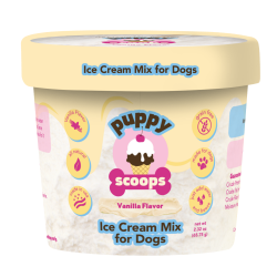 Puppy Scoops Ice Cream Mix - Vanilla, Cup Size, 2.32 oz Ice Cream for dog, DIY treats for dogs, Puppy Scoops, Carob Ice Cream for Dogs, Homemade Ice Cream for dogs, Healthy treats for dogs, Vanilla Puppy Scoops, Puppy Scoops, Real Ice for Dogs, healthy ice cream for dogs, frozen treats for dogs, dog treats, homemade treats for dogs, fun treats to make for your dog, 