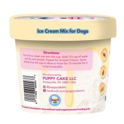 Puppy Scoops Ice Cream Mix - Vanilla, Cup Size, 2.32 oz - 8PSV