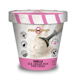 Puppy Scoops Ice Cream Mix - Vanilla, Pint Size, 4.65 oz Ice Cream for dog, DIY treats for dogs, Puppy Scoops, Carob Ice Cream for Dogs, Homemade Ice Cream for dogs, Healthy treats for dogs, Vanilla Puppy Scoops, Puppy Scoops, Real Ice for Dogs, healthy ice cream for dogs, frozen treats for dogs, dog treats, homemade treats for dogs, fun treats to make for your dog, 