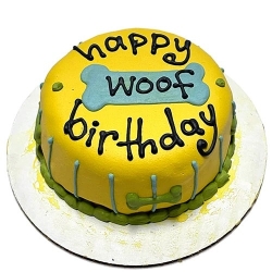 Specialty Personalized Dog Birthday Cake - BCDES
