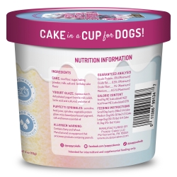 Cuppy Cake - Microwave Cake in A Cup for Dogs - Birthday Cake Flavored with Pupfetti Sprinkles - CCBC