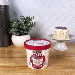 Cuppy Cake - Microwave Cake in A Cup for Dogs - Birthday Cake Flavored with Pupfetti Sprinkles - CCBC