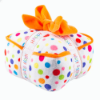 DISCONTINUED Plush Gift Box- Rainbow Polka Dots 