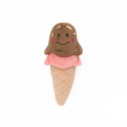 Ice Cream Cone Plush- Zippy Paws Nom Nomz 
