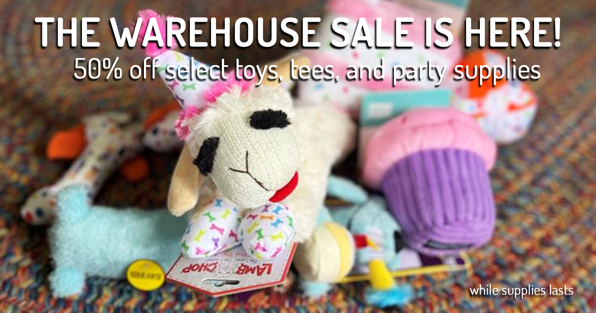 Additional 50% off on  Warehouse products!
